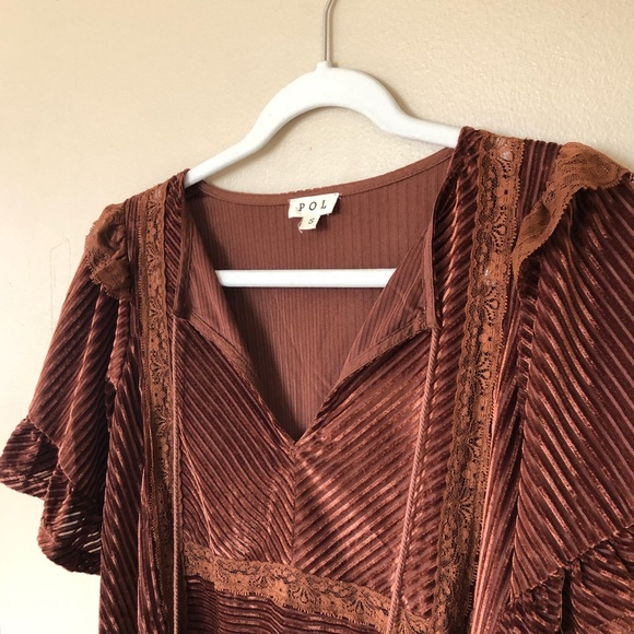 POL Velvet Corduroy Shirt - Picture 2 of 6